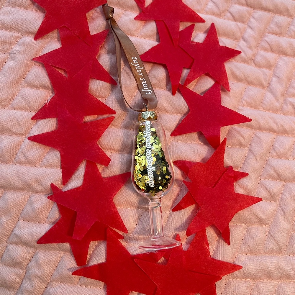 Taylor Swift Champagne Problems Ornament